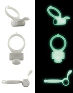 Dorcel - Power Clit - Glow In The Dark - Vibrerende Cockring Met Clitoris Stimulator