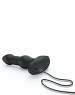 Dorcel - Deep Stormer Stotende Buttplug Met Afstandsbediening - Zwart