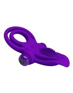 Pretty Love - Vibrerende Cockring Met clitoris tong Stimulator