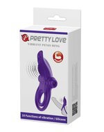 Pretty Love - Vibrerende Cockring Met clitoris tong Stimulator