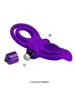 Pretty Love - Vibrerende Cockring Met clitoris tong Stimulator