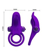 Pretty Love - Vibrerende Cockring Met clitoris tong Stimulator