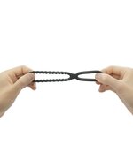 Dorcel - Dual Ring - Siliconen Rekbare Cockring - Zwart