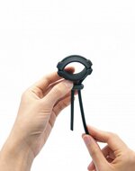 Dorcel - Fit Ring - Verstelbare Siliconen Cockring - Zwart