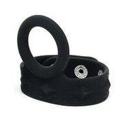 Rimba - Siliconen Penis Strap Met Cockring - Verstelbaar Met Drukknopen