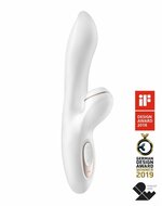 Satisfyer - Pro Rabbit Vibrator - G-spot - 22 cm - Wit