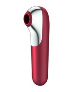 Satisfyer - Dual Love - Vibrerende Luchtdruk Vibrator - Met Bluetooth En App Control - Rood