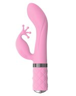 Pillow Talk - Kinky Oplaadbare G-Spot En Clitoris Vibrator - Lichtroze