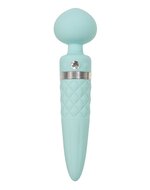Pillow Talk Sultry Roterende Wand en G-spot Vibrator met verwarmingsfunctie - Lichtblauw