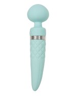 Pillow Talk Sultry Roterende Wand en G-spot Vibrator met verwarmingsfunctie - Lichtblauw
