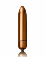 Rocks-off - Truly Dark Desires Set - Mini Vibrator Met Opzetstukken - Zwart/Goud
