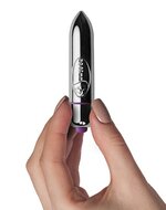Rocks-off - RO-80MM - Bullet Vibrator - Chrome - Zilver
