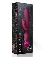 Rocks-off - EveryGirl - Rabbit Vibrator - Burgundy Rood