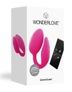 Love to Love - Wonderlove - Partner Vibrator Met 2 Motoren En Afstandsbediening - Roze
