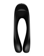 Satisfyer - Candy Cane Vinger Vibrator - Zwart