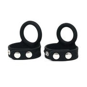 Rimba - Siliconen Penis Strap Met Cockring - Verstelbaar Met Drukknopen