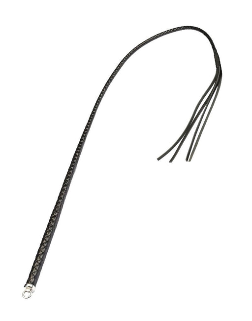 RISE - BDSM Zweep - Feather Single Tail - Zwart