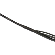 RISE - BDSM Zweep - Feather Single Tail - Zwart