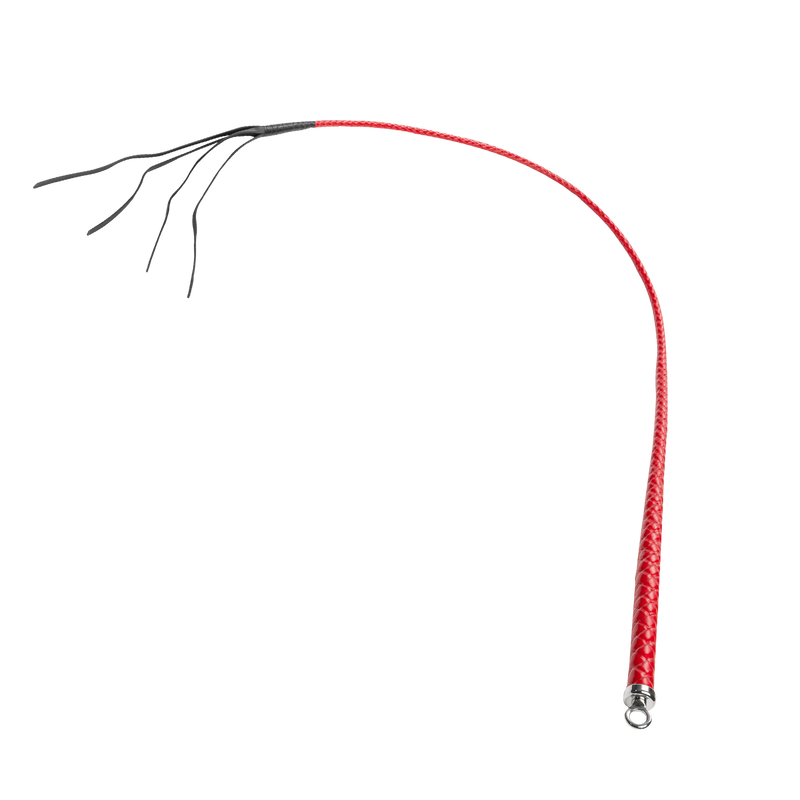 RISE - BDSM Zweep - Feather Single Tail - Rood