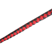 RISE - BDSM Zweep - Feather Soft Single Tail - Rood/Zwart