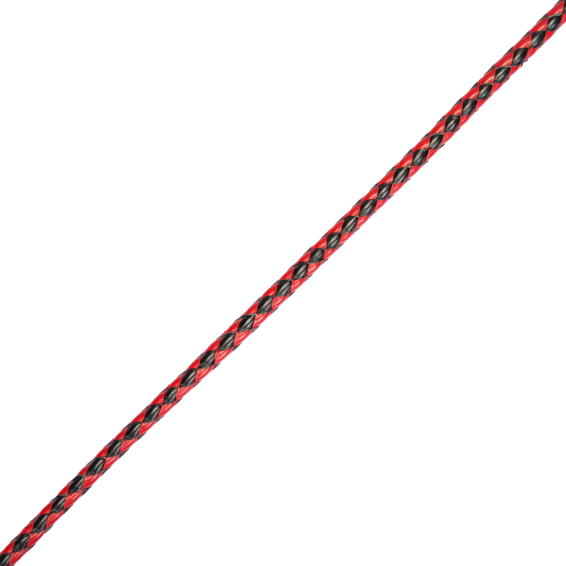 RISE - BDSM Zweep - Feather Soft Single Tail - Rood/Zwart