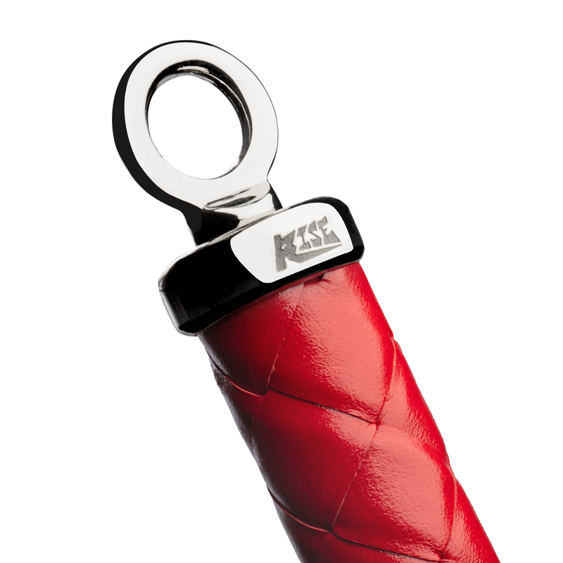 RISE - Lange Flogger met Zachte Strengen - Rood