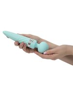 Pillow Talk Sultry Roterende Wand en G-spot Vibrator met verwarmingsfunctie - Lichtblauw