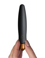 Rocks-off - Truly Dark Desires Set - Mini Vibrator Met Opzetstukken - Zwart/Goud