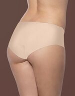 Bye Bra - Invisible Hipster - Onzichtbaar Slipje - 2 pack - nude en zwart