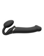 Strap-On-Me Vibrerende Strapless Strapon | Voorbinddildo met 3 motoren - zwart - maat L