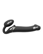 Strap-On-Me Vibrerende Strapless Strapon | Voorbinddildo met 3 motoren - zwart - maat L