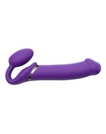 Strap-On-Me Vibrerende Strapless Strapon | Voorbinddildo met 3 motoren - paars - maat XL