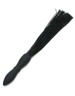 Rimba - Siliconen Flogger Zweep Met Vibrerende Dildo