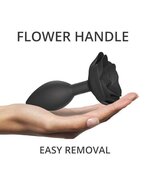 Love to Love - Open Roos Buttplug - Maat L - Zwart