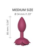 Love to Love - Open Roos Buttplug - Maat M - Rood