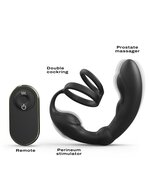 Dorcel - P-Ring - Perineum en Prostaat Vibrator - Met Dubbele Cockring - Zwart