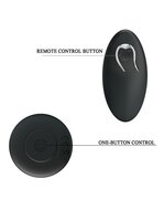 Mr. Play - Vibrerende oplaadbare anaal plug met afstandsbediening P-SHAPE - zwart
