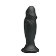 Mr. Play - Vibrerende oplaadbare anaal plug met afstandsbediening P-SHAPE - zwart