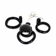 Kiotos - Kuisheidskooi - Plastic - Met 3 Ringen - Zwart