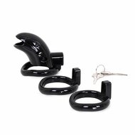 Kiotos - Kuisheidskooi - Plastic - Met 3 Ringen - Zwart