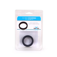Kiotos - Cockring Siliconen - Zwart - Diameter 32 mm