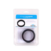 Kiotos - Cockring Siliconen - Zwart - Diameter 45 mm
