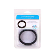 Kiotos - Cockring Siliconen - Zwart - Diameter 57 mm