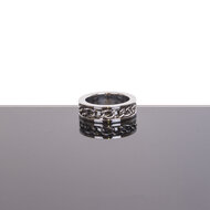 Kiotos - Cockring Met Ketting detail - RVS - Diameter 40 mm