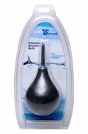 Anaal Douche met Knijpbal en Dunne Tip - zwart