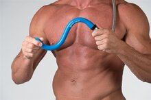 Sport Fucker Locker Room Hose Anaal Douche 45 cm - blauw