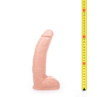 HUNG System - George - Dildo - Met Vac-U-Lock - 22 cm - Lichte Huidskleur