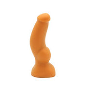 Gold Play - Soft Liquid Siliconen Anaal Dildo - Cock - Goud - Maat L