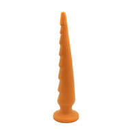 Gold Play - Soft Liquid Siliconen Anaal Dildo Rex - Goud - Maat L