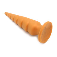 Gold Play - Soft Liquid Siliconen Anaal Dildo Rex - Goud - Maat XXL